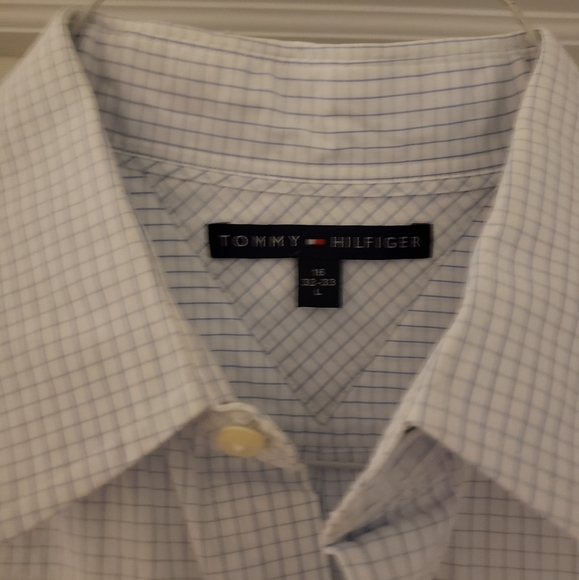 TOMMY HILFIGER: DRESS SHIRT. Size- L - Picture 5 of 11